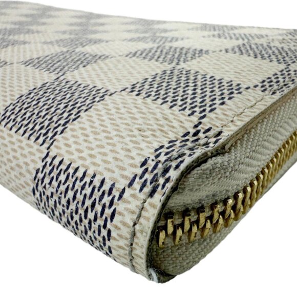 Louis Vuitton  Damier Azur Zippy Wallet White - Picture 5 of 14